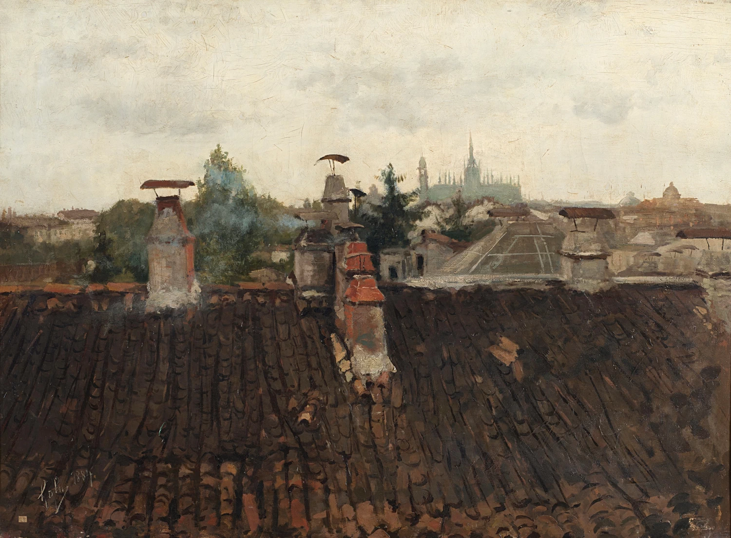 Tetti di Milano, 1884